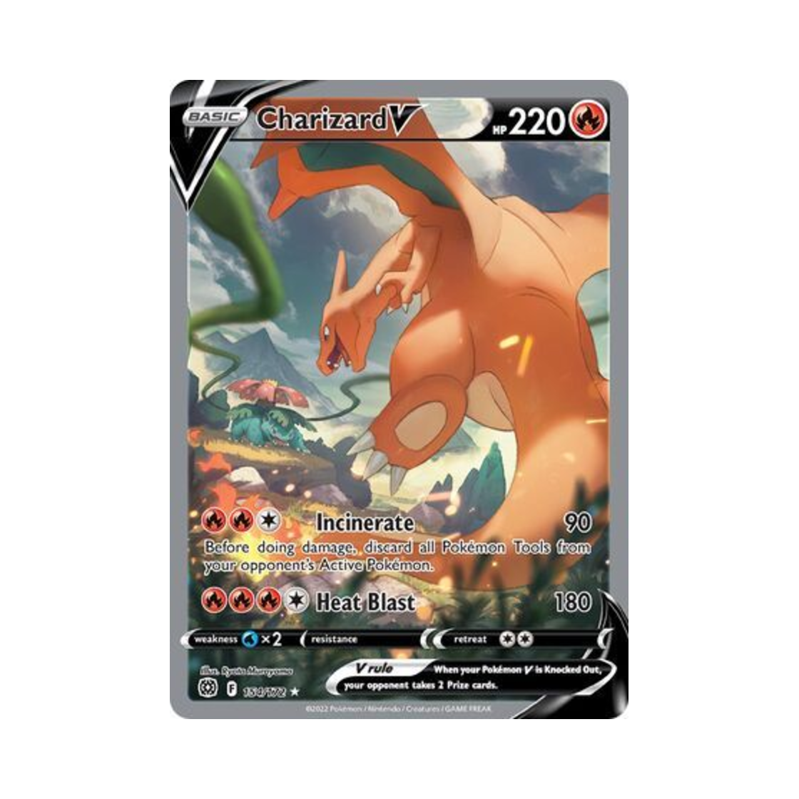 포켓몬 TCG 리자몽 V RU 브릴리언트 스타즈 (영문판)(Pokemon TCG Charizard V RU Brilliant Stars (English Ver.))