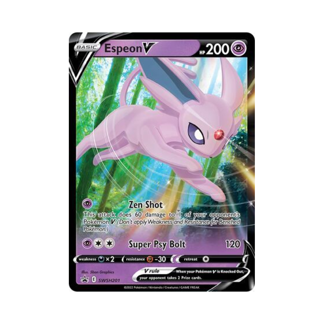 포켓몬 TCG 에브이 V P 소드 & 실드 프로모카드 (영문판)(Pokemon TCG Espeon V P Sword & Shield Promos (English Ver.)) - 1