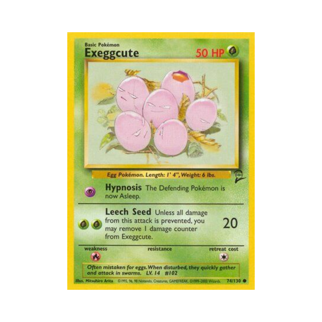 포켓몬 TCG 아라리 C 베이스 세트 2 (영문판)(Pokemon TCG Exeggcute C Base Set 2 (English Ver.)) - 1
