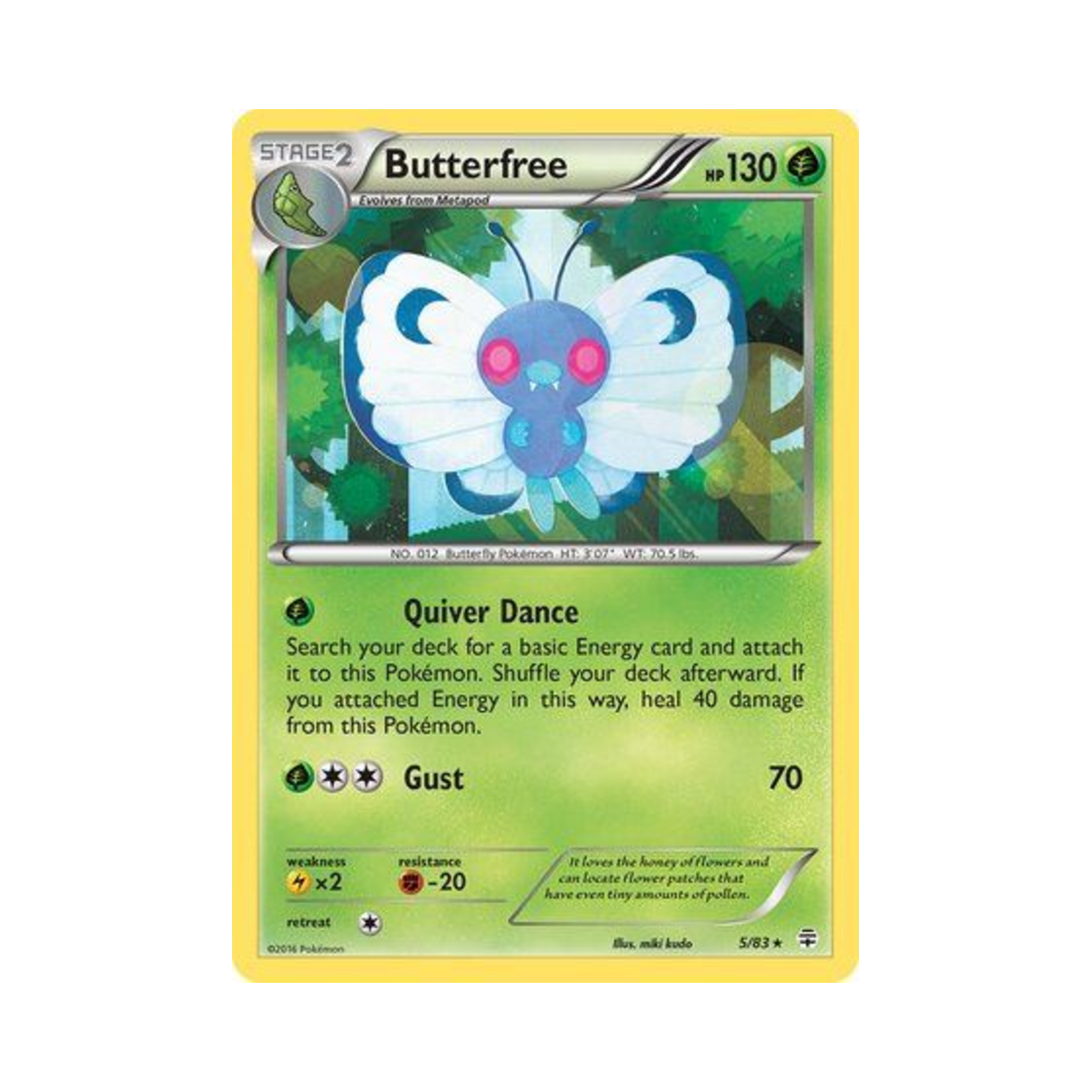 포켓몬 TCG 버터플 RH 제네레이션즈 (영문판)(Pokemon TCG Butterfree RH Generations (English Ver.)) - 1