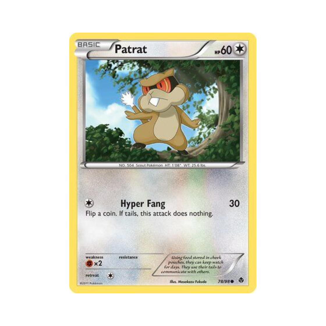 포켓몬 TCG 보르쥐 C 이머징 파워스 (영문판)(Pokemon TCG Patrat C Emerging Powers (English Ver.))