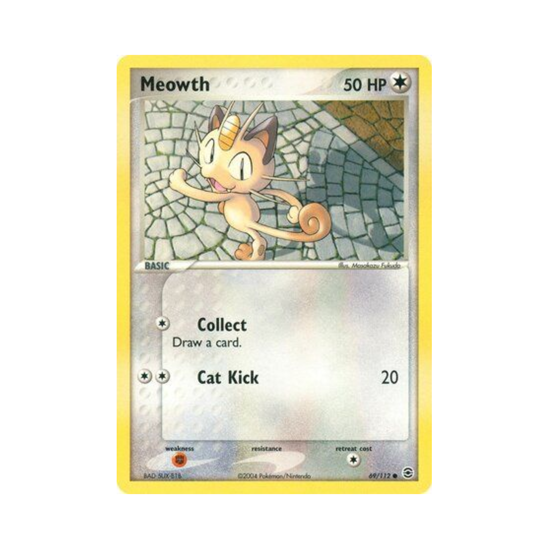 포켓몬 TCG 나옹 C EX 파이어레드 & 리프그린 (영문판)(Pokemon TCG Meowth C EX FireRed & LeafGreen (English Ver.)) - 1