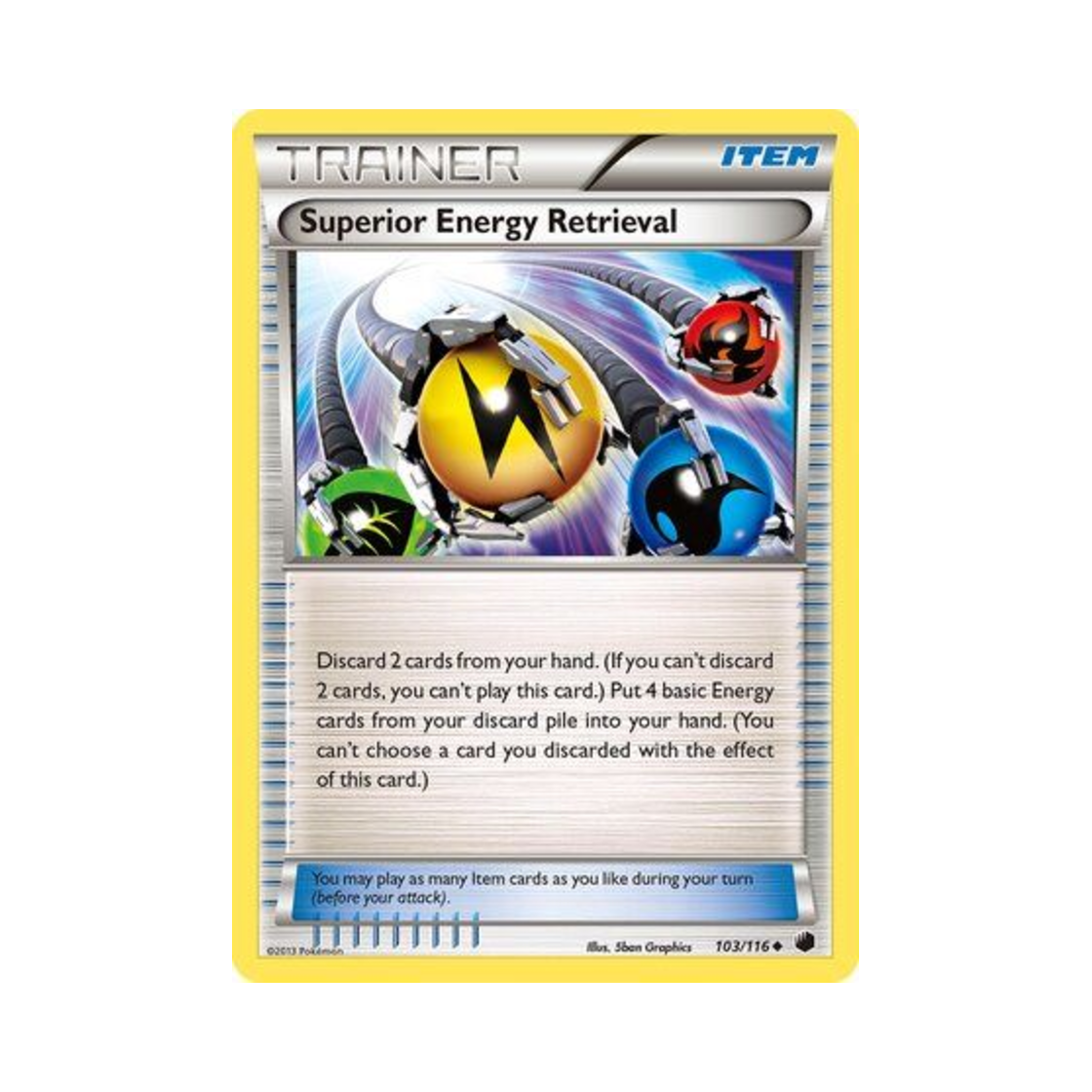 포켓몬 TCG 수퍼 에너지 회수 U 플라스마 프리즈 (영문판)(Pokemon TCG Superior Energy Retrieval U Plasma Freeze (English Ver.)) - 1