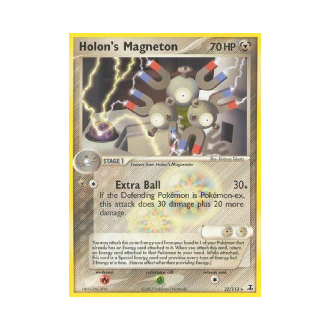 포켓몬 TCG 홀론의 레어코일 R EX 델타 스페이시스 (영문판)(Pokemon TCG Holon's Magneton R EX Delta Species (English Ver.)) - 1