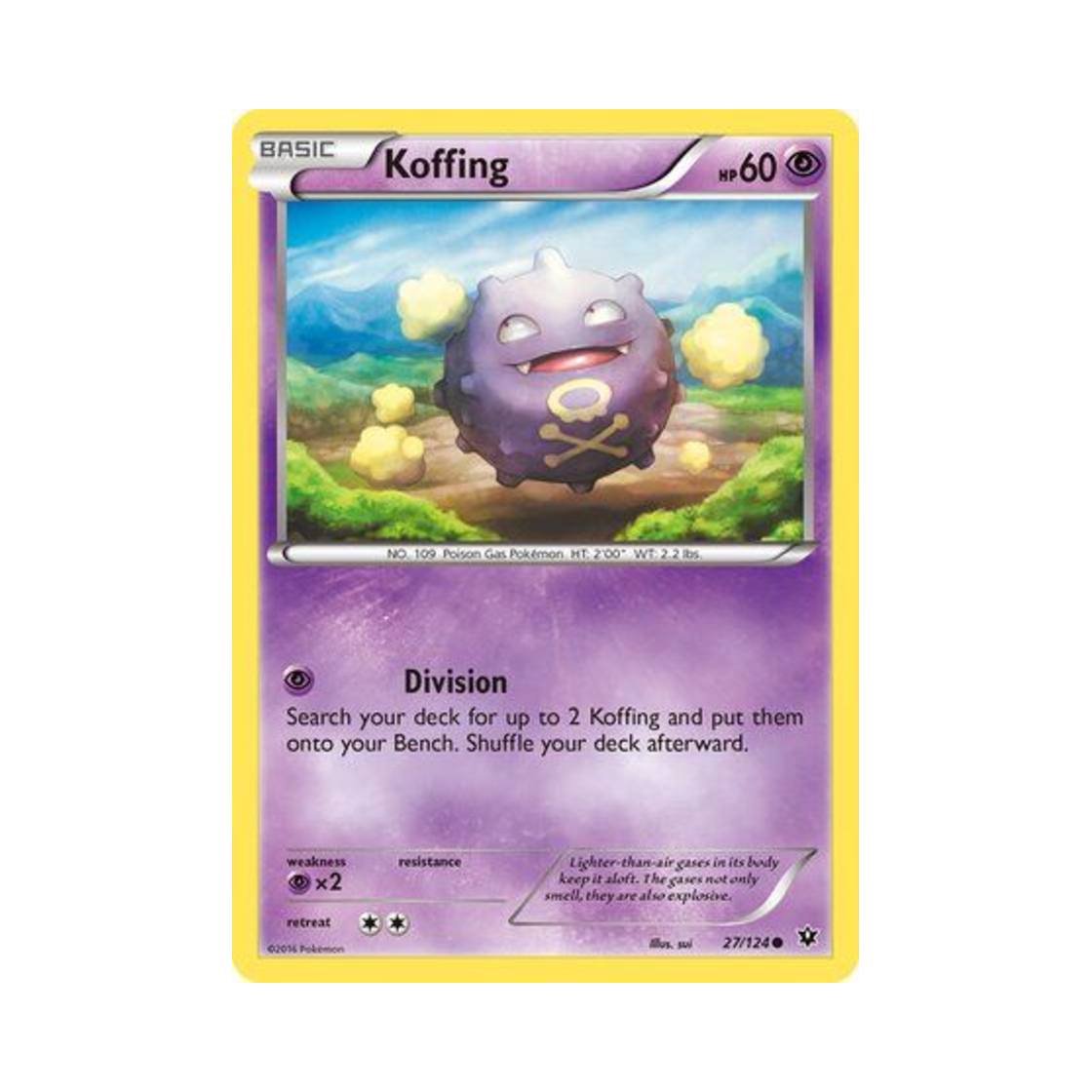 포켓몬 TCG 또가스 C 페이츠 컬라이드 (영문판)(Pokemon TCG Koffing C Fates Collide (English Ver.)) - 1