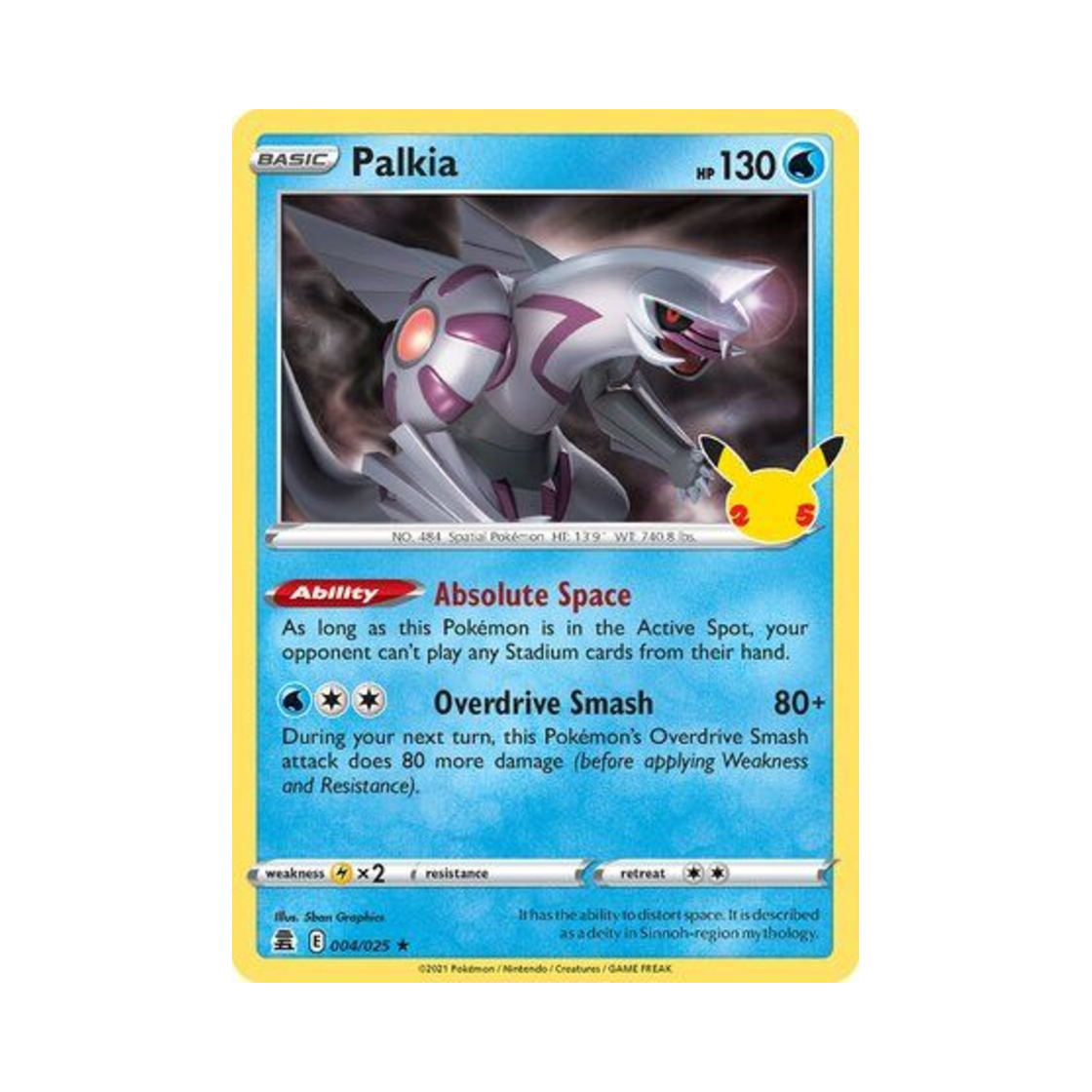 포켓몬 TCG 펄기아 R 셀레브레이션즈 (영문판)(Pokemon TCG Palkia R Celebrations (English Ver.)) - 1