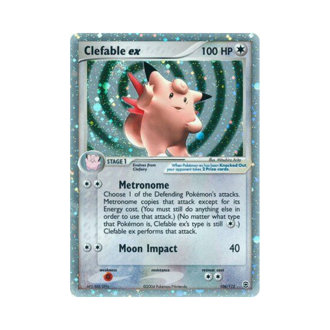 포켓몬 TCG 픽시 ex RHe EX 파이어레드 & 리프그린 (영문판)(Pokemon TCG Clefable ex RHe EX FireRed & LeafGreen (English Ver.))