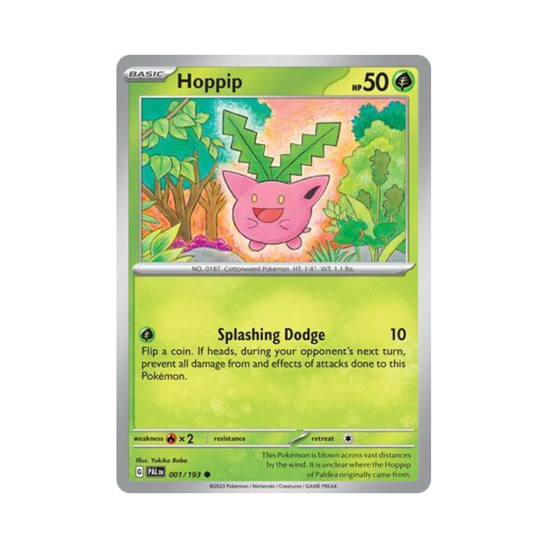 포켓몬 TCG 통통코 C 팔데아 이볼브드 (영문판)(Pokemon TCG Hoppip C Paldea Evolved (English Ver.)) - 1