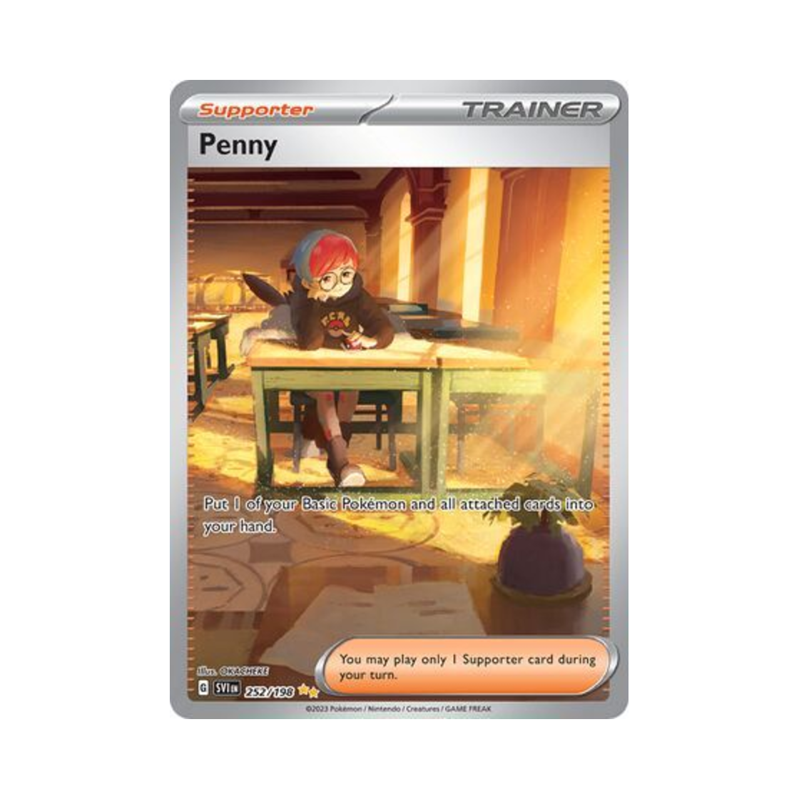 포켓몬 TCG 모란 SIR 스칼렛 & 바이올렛 (영문판)(Pokemon TCG Penny SIR Scarlet & Violet (English Ver.)) - 1