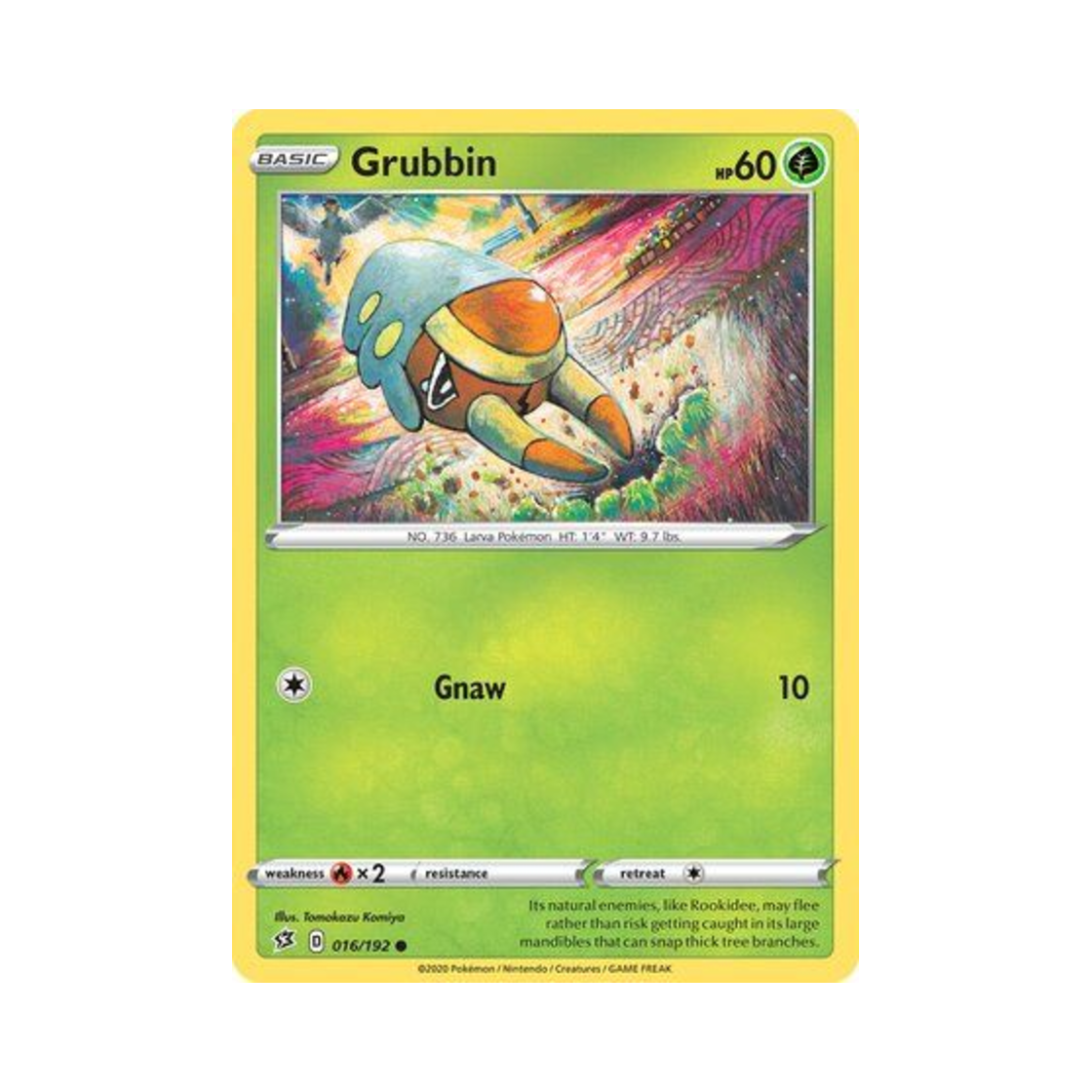 포켓몬 TCG 턱지충이 C 레벌 크래시 (영문판)(Pokemon TCG Grubbin C Rebel Clash (English Ver.)) - 1