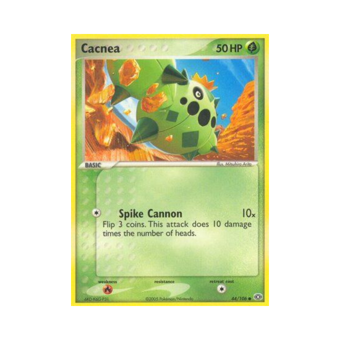 포켓몬 TCG 선인왕 C EX 에메랄드 (영문판)(Pokemon TCG Cacnea C EX Emerald (English Ver.)) - 1