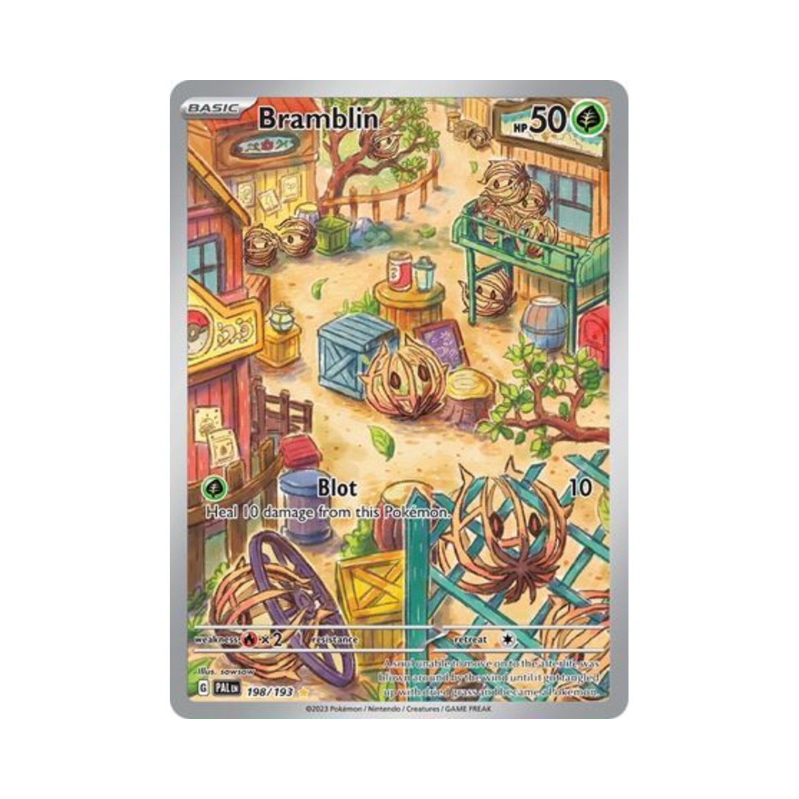 포켓몬 TCG 그푸리 IR 팔데아 이볼브드 (영문판)(Pokemon TCG Bramblin IR Paldea Evolved (English Ver.)) - 1