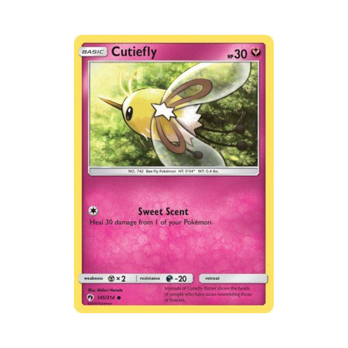 포켓몬 TCG 에블리 C 로스트 썬더 (영문판)(Pokemon TCG Cutiefly C Lost Thunder (English Ver.)) - 1