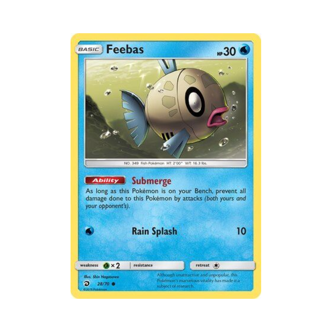 포켓몬 TCG 빈티나 C 드래곤 마제스티 (영문판)(Pokemon TCG Feebas C Dragon Majesty (English Ver.))