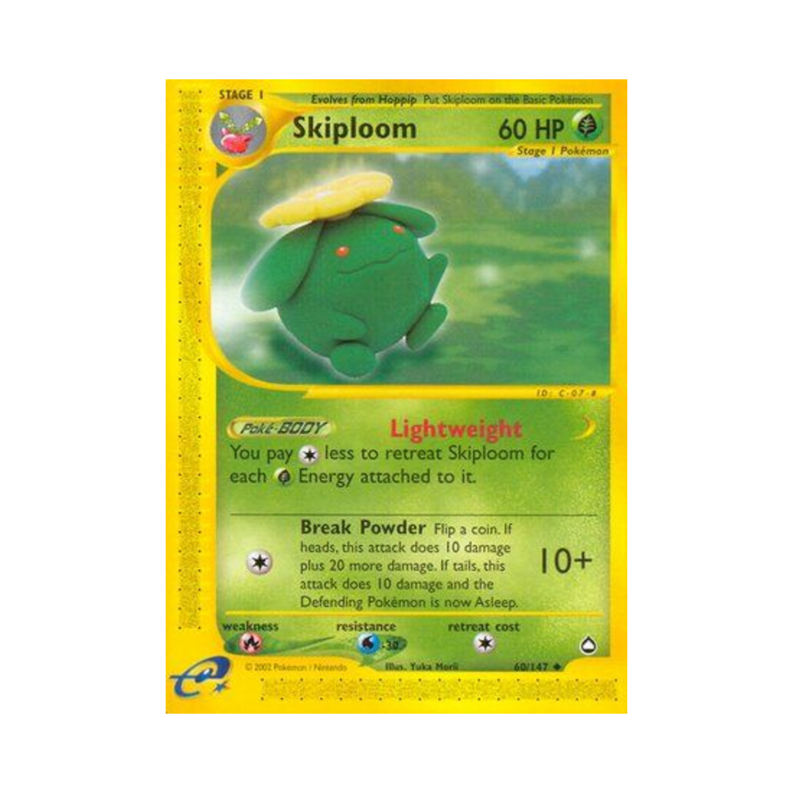 포켓몬 TCG 두코 U 아쿠아폴리스 (영문판)(Pokemon TCG Skiploom U Aquapolis (English Ver.)) - 1