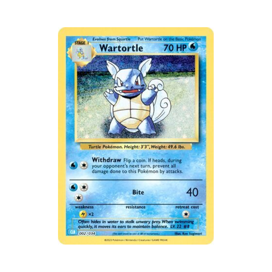 포켓몬 TCG 어니부기 포켓몬 TCG 클래식 (영문판)(Pokemon TCG Wartortle Pokemon TCG Classic (English Ver.)) - 1