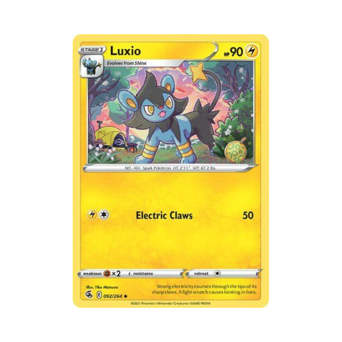 포켓몬 TCG 럭시오 U 퓨전 스트라이크 (영문판)(Pokemon TCG Luxio U Fusion Strike (English Ver.)) - 1