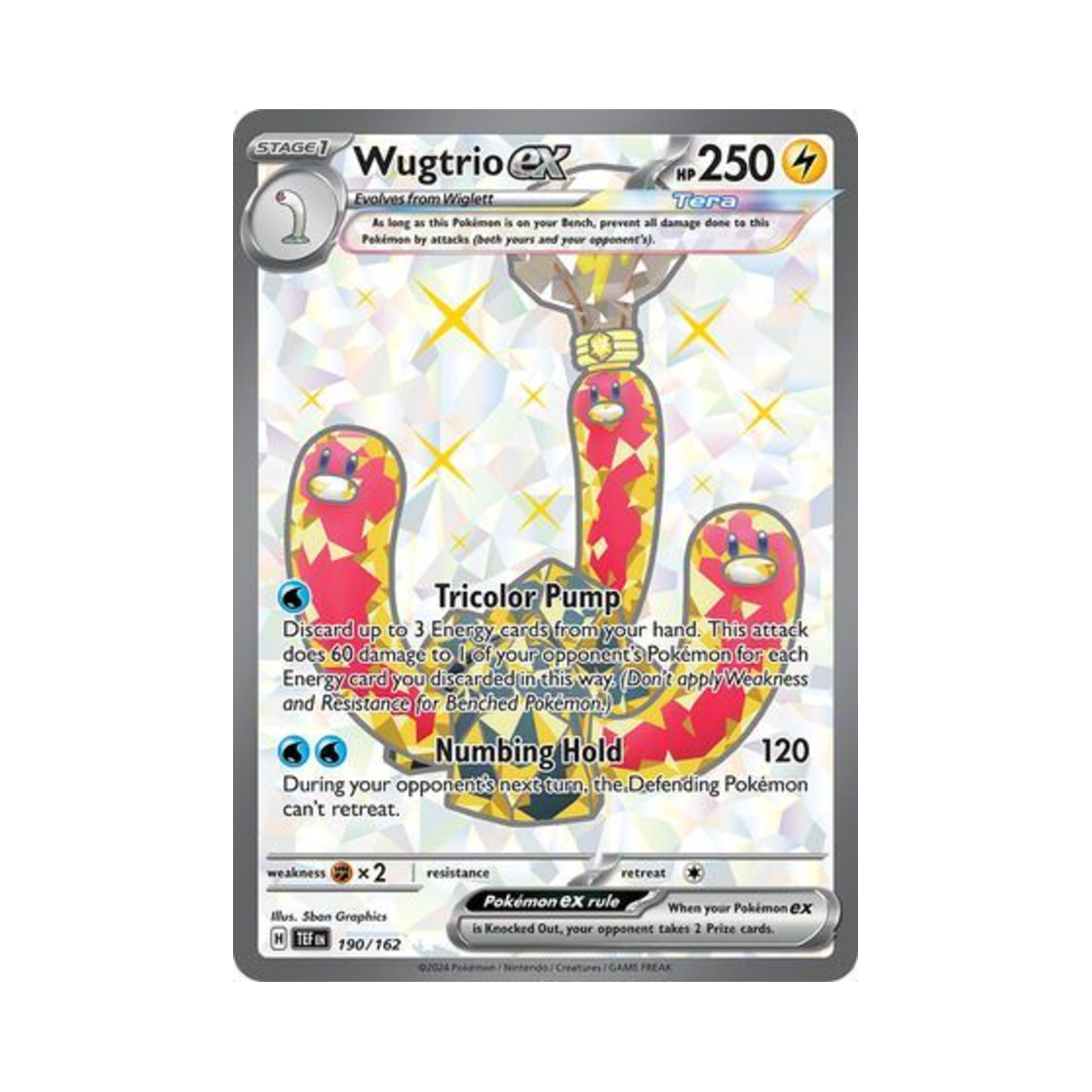 포켓몬 TCG 바닥트리오 ex UR 템포럴 포시스 (영문판)(Pokemon TCG Wugtrio ex UR Temporal Forces (English Ver.)) - 1