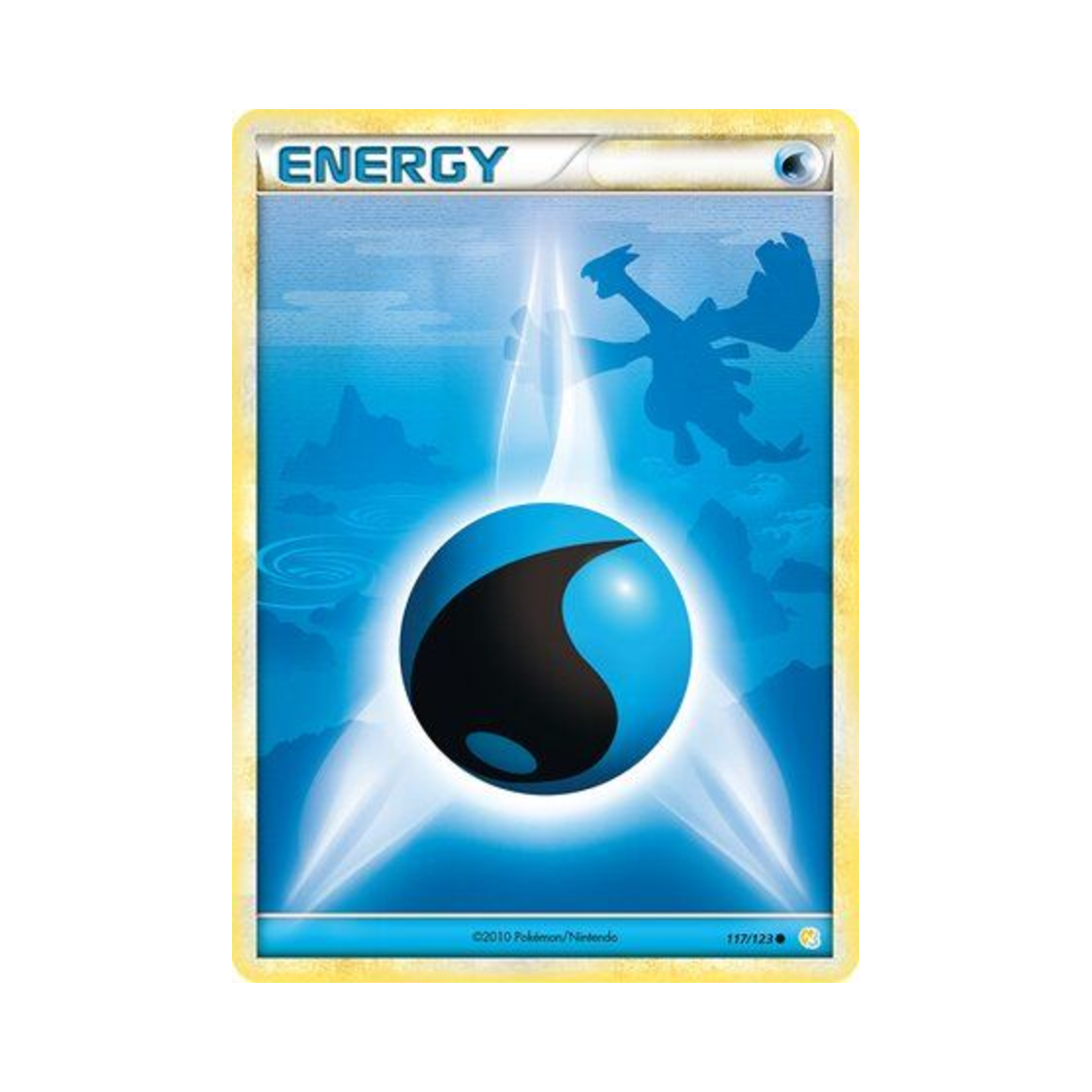 포켓몬 TCG 기본 물 에너지 C 하트골드 & 소울실버 (영문판)(Pokemon TCG Water Energy C HeartGold & SoulSilver (English Ver.)) - 1