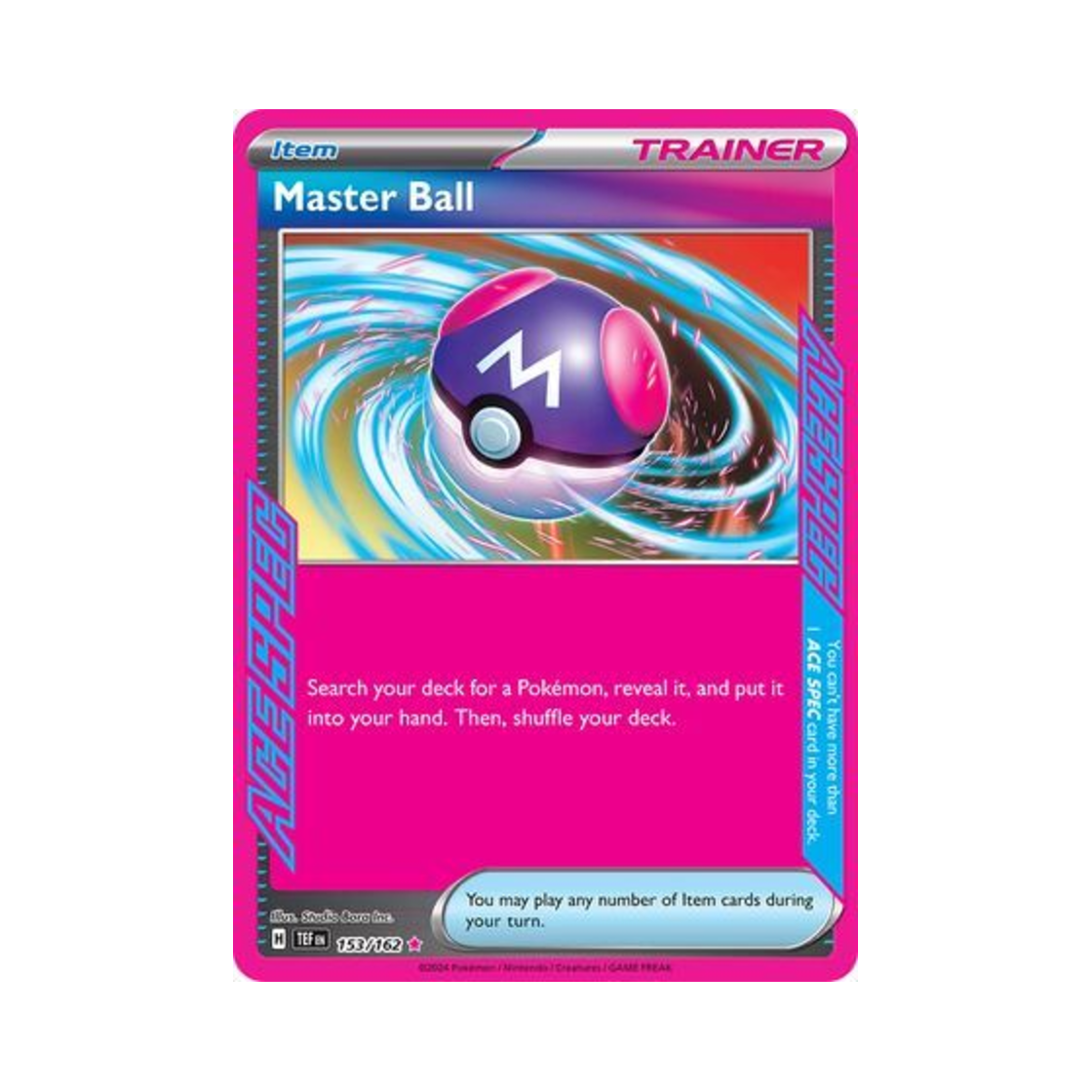 포켓몬 TCG 마스터볼 ASR 템포럴 포시스 (영문판)(Pokemon TCG Master Ball ASR Temporal Forces (English Ver.)) - 1