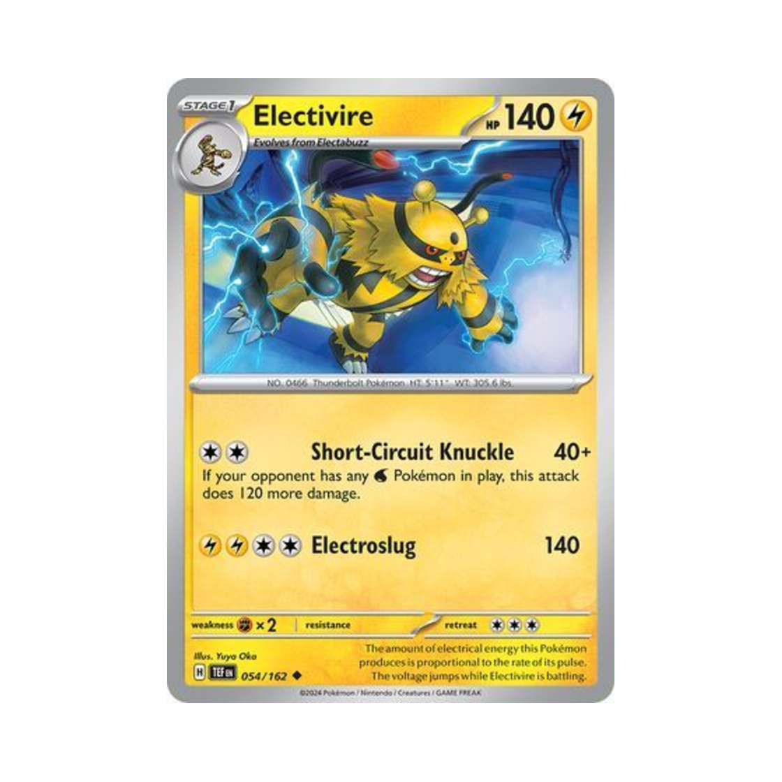 포켓몬 TCG 에레키블 U 템포럴 포시스 (영문판)(Pokemon TCG Electivire U Temporal Forces (English Ver.)) - 1