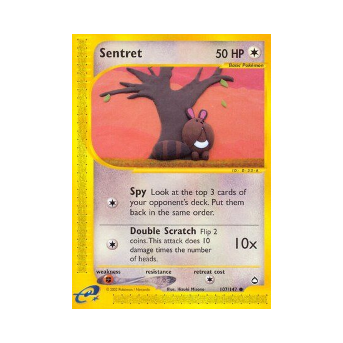 포켓몬 TCG 꼬리선 C 아쿠아폴리스 (영문판)(Pokemon TCG Sentret C Aquapolis (English Ver.)) - 1