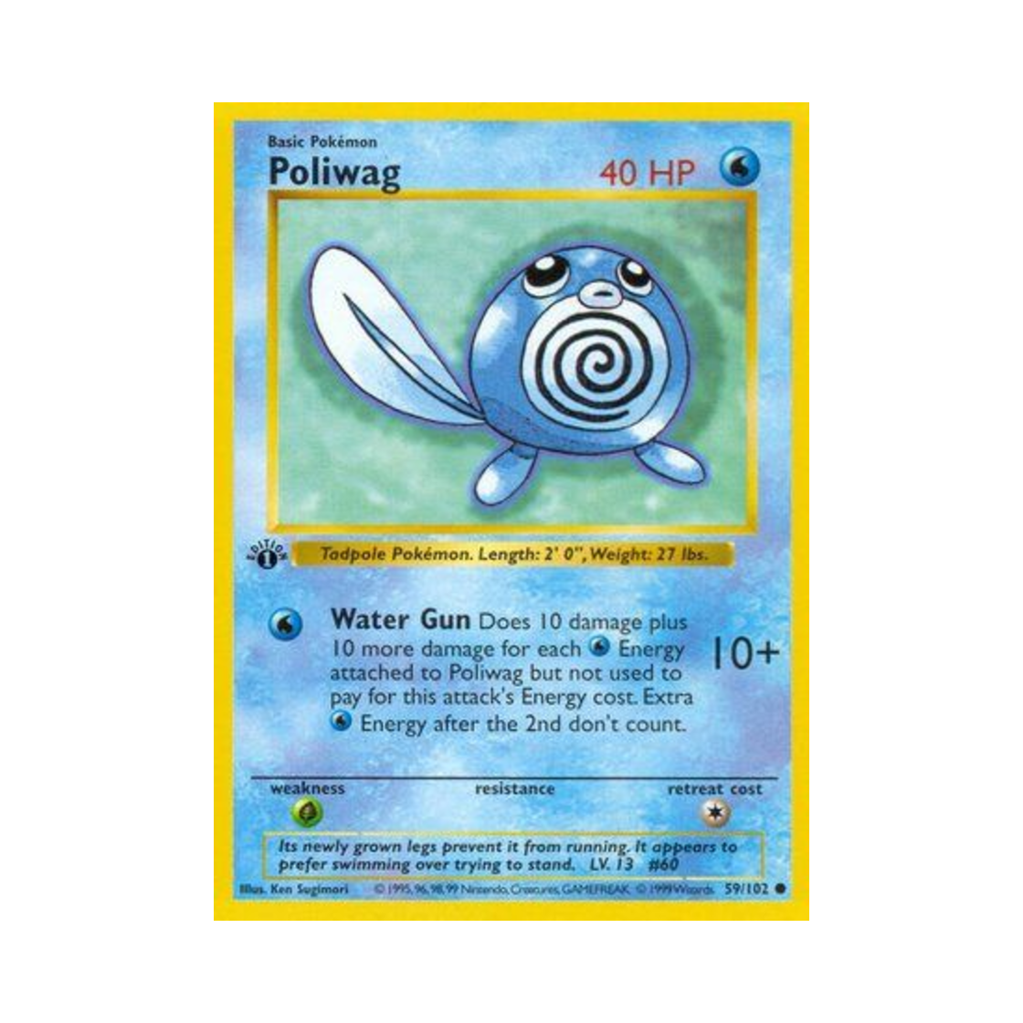 포켓몬 TCG 발챙이 C 베이스 세트 (영문판)(Pokemon TCG Poliwag C Base Set (English Ver.)) - 1
