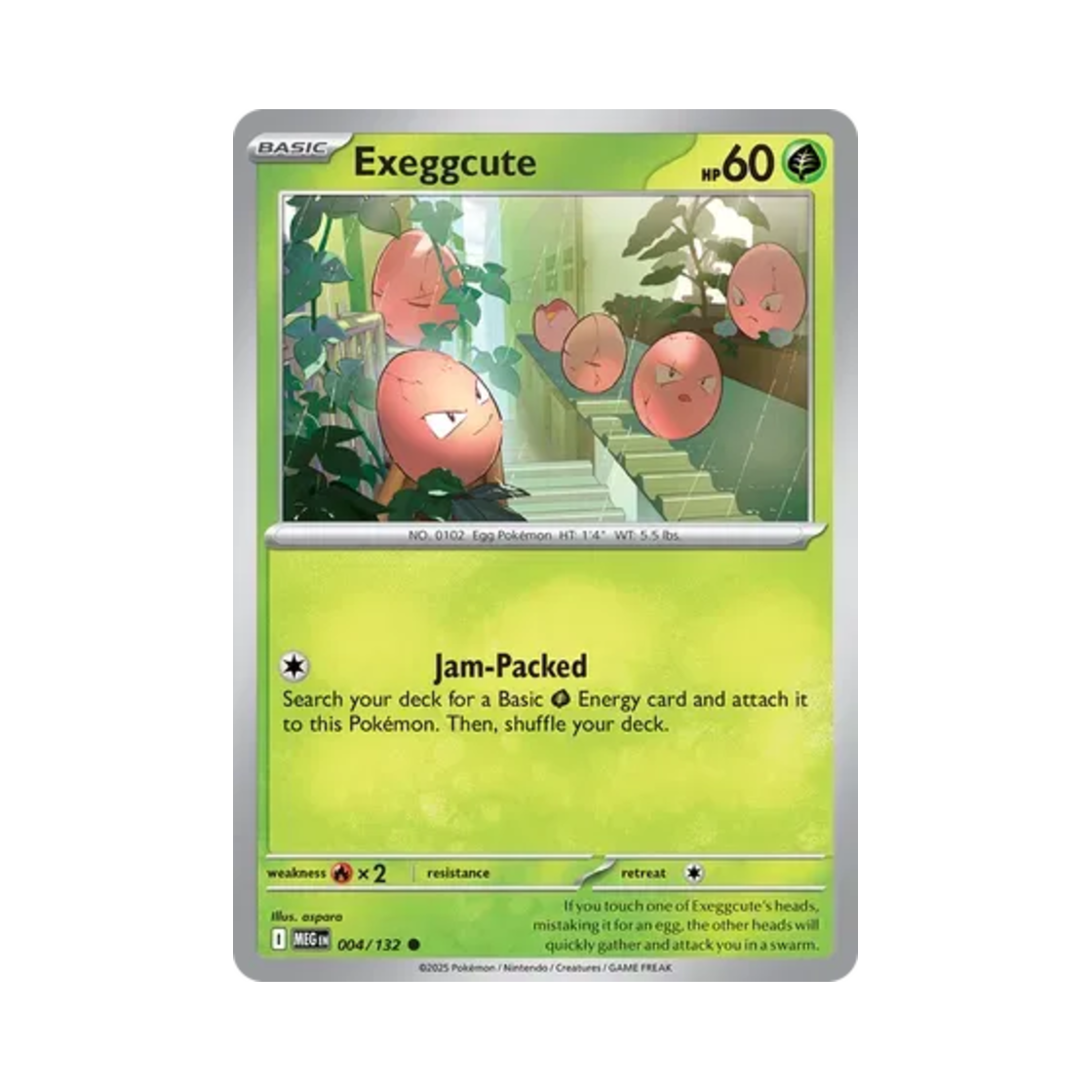 포켓몬 TCG 아라리 C 메가 에볼루션 (영문판)(Pokemon TCG Exeggcute C Mega Evolution (English Ver.)) - 1