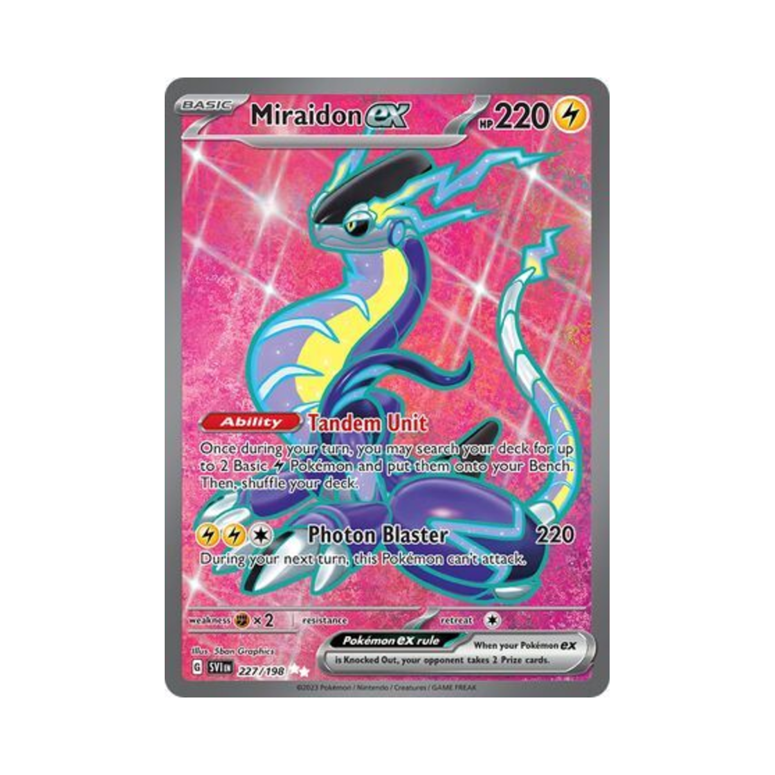 포켓몬 TCG 미라이돈 ex UR 스칼렛 & 바이올렛 (영문판)(Pokemon TCG Miraidon ex UR Scarlet & Violet (English Ver.)) - 1