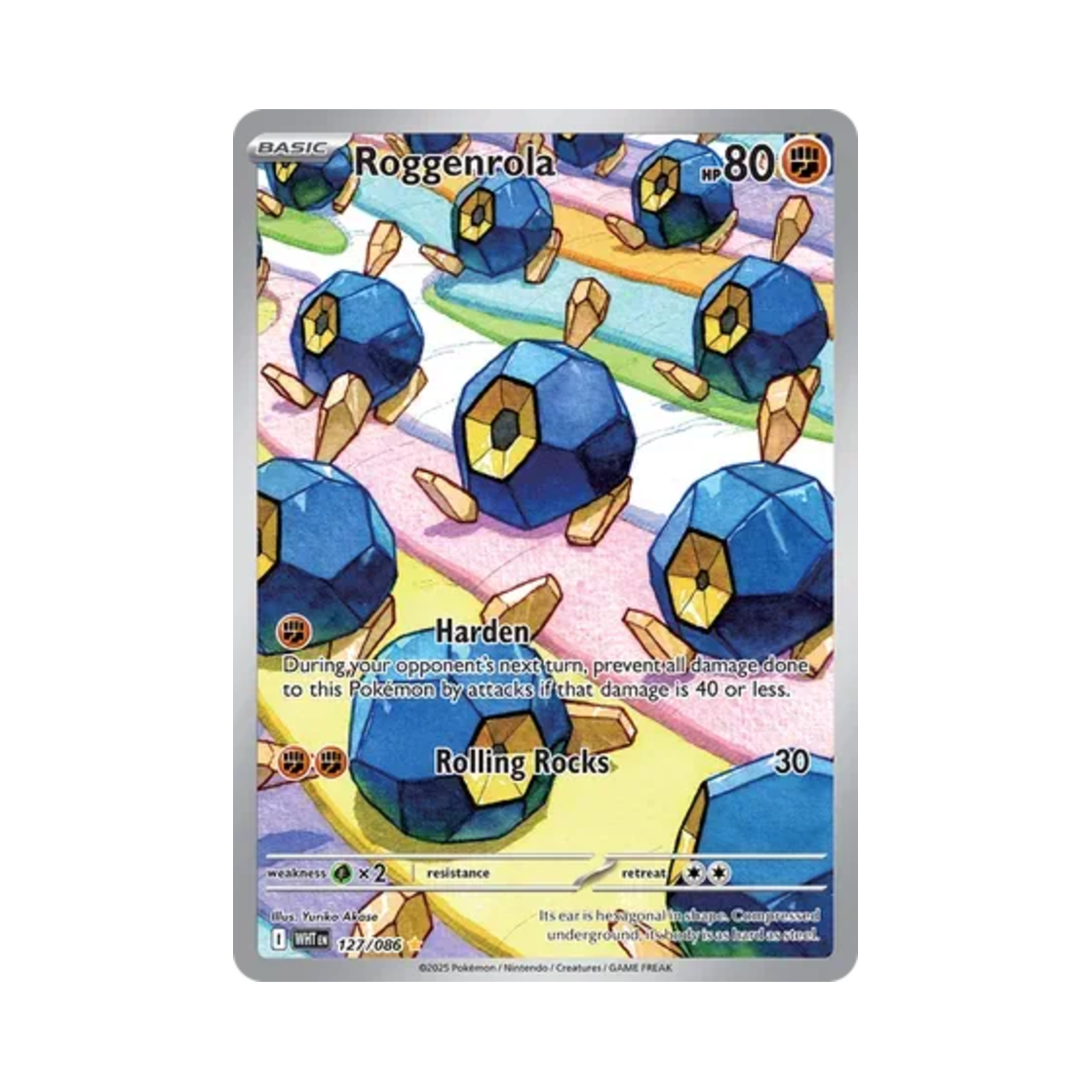 포켓몬 TCG 단굴 IR 화이트플레어 (영문판)(Pokemon TCG Roggenrola IR White Flare (English Ver.)) - 1