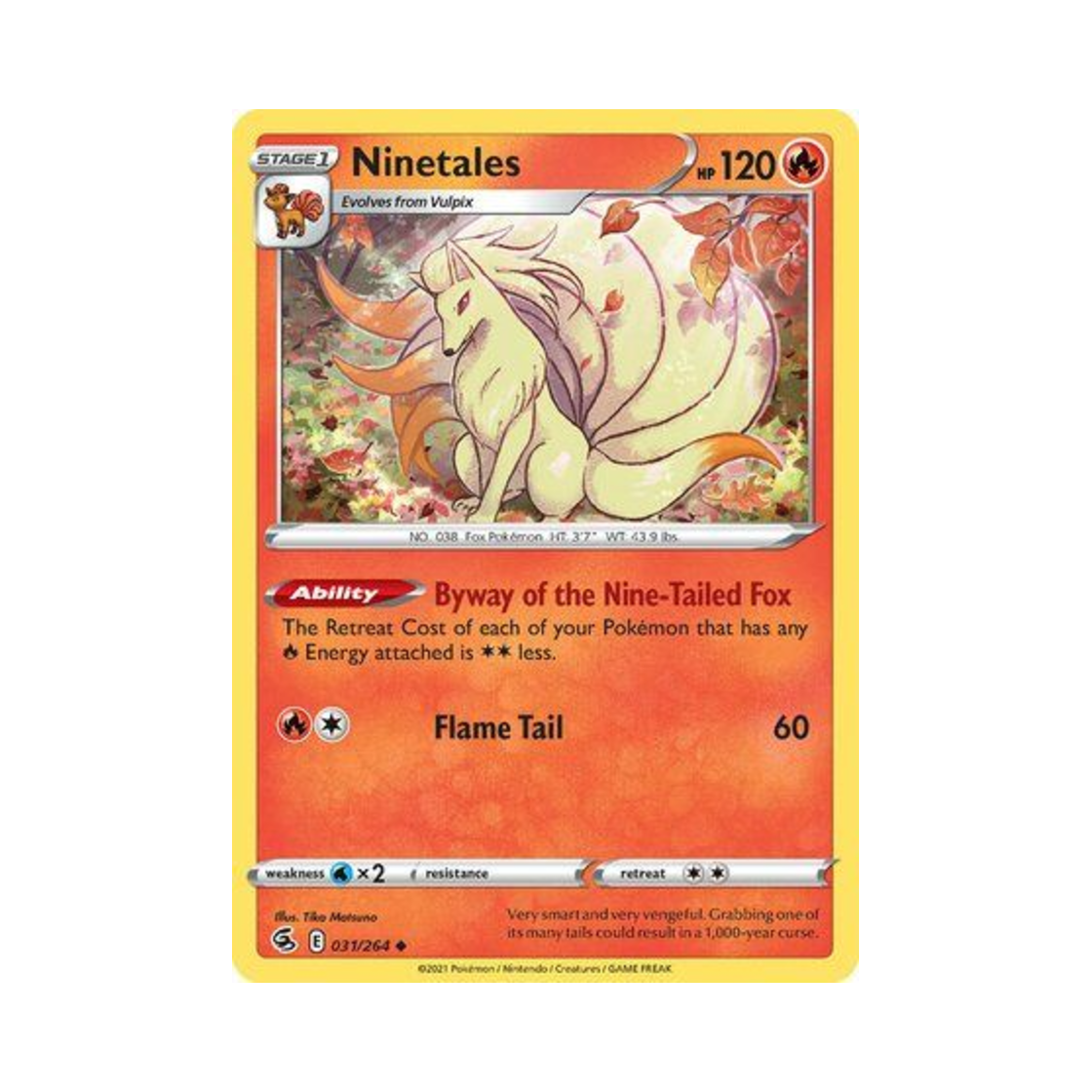 포켓몬 TCG 나인테일 U 퓨전 스트라이크 (영문판)(Pokemon TCG Ninetales U Fusion Strike (English Ver.)) - 1