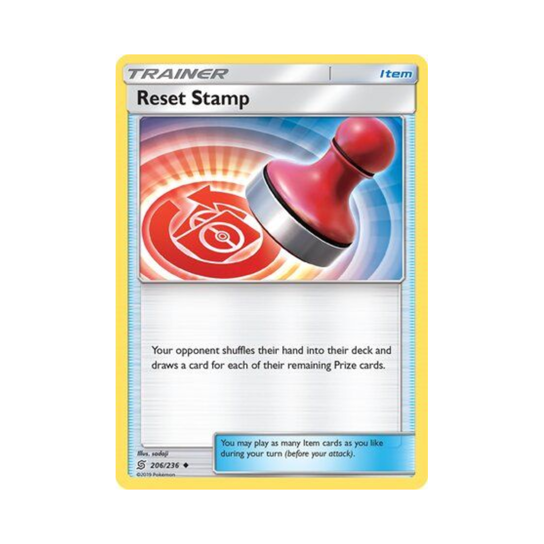 UNM206/236 Pokemon TCG Reset Stamp U Unified Minds (English Ver.)