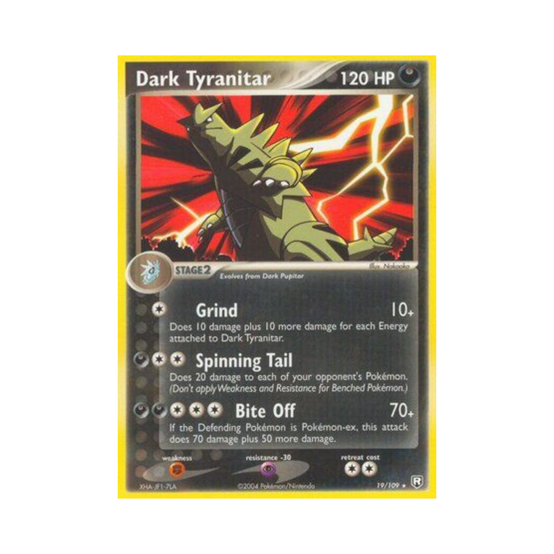 포켓몬 TCG 다크 마기라스 R EX 로켓단 리턴즈 (영문판)(Pokemon TCG Dark Tyranitar R EX Team Rocket Returns (English Ver.))