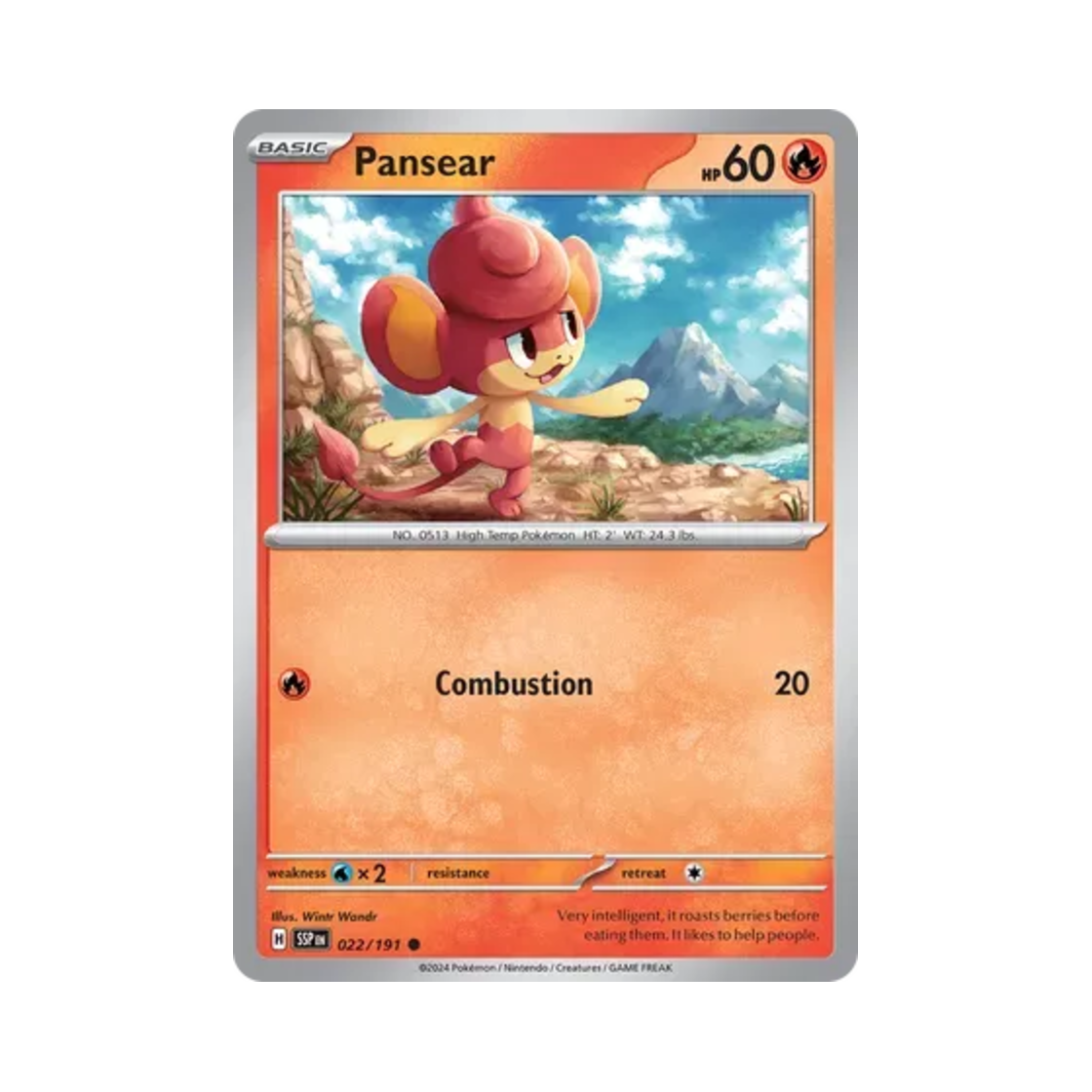 포켓몬 TCG 바오프 C 서징 스파크 (영문판)(Pokemon TCG Pansear C Surging Sparks (English Ver.)) - 1