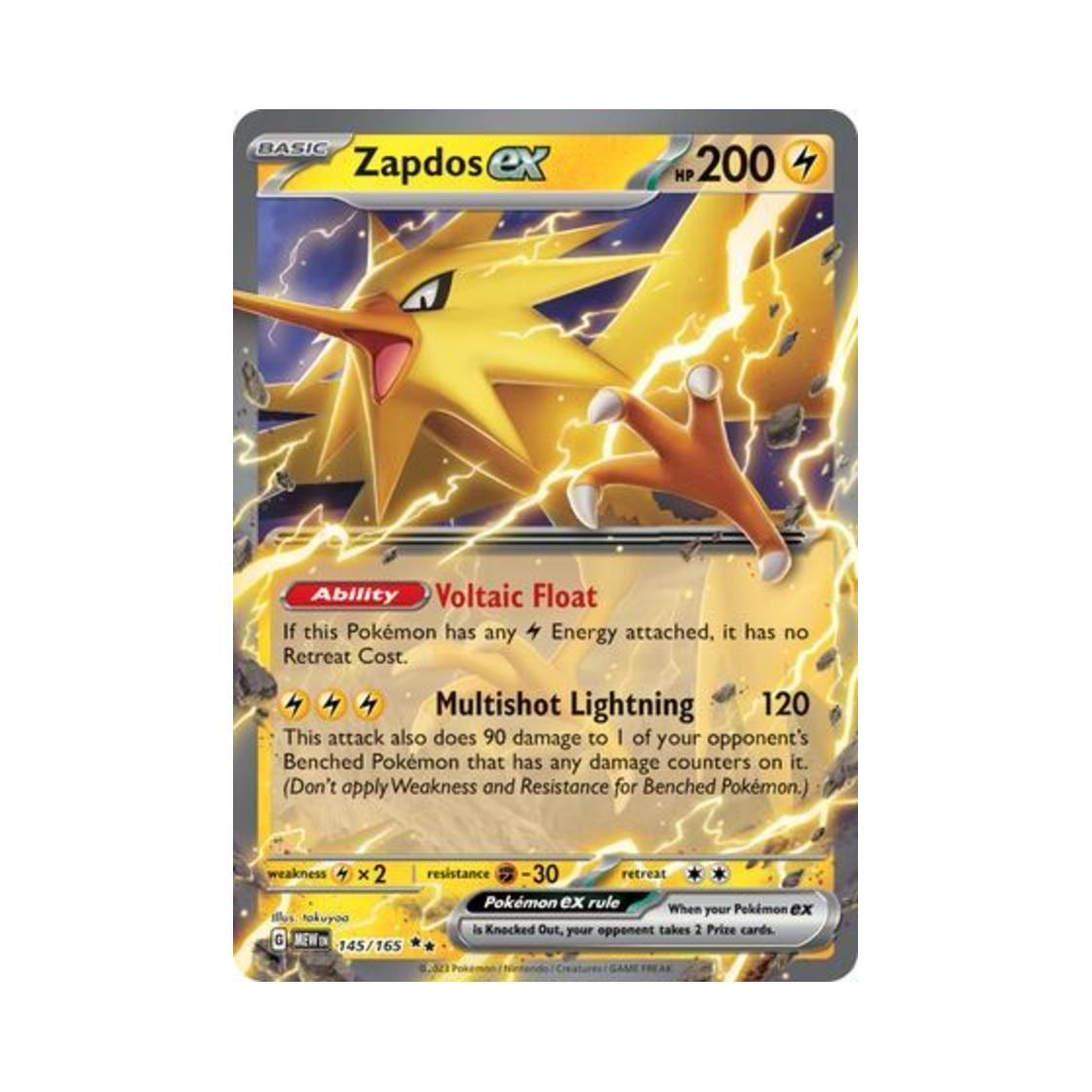 포켓몬 TCG 썬더 ex DR 스칼렛 & 바이올렛 151 (영문판)(Pokemon TCG Zapdos ex DR Scarlet & Violet 151 (English Ver.)) - 1