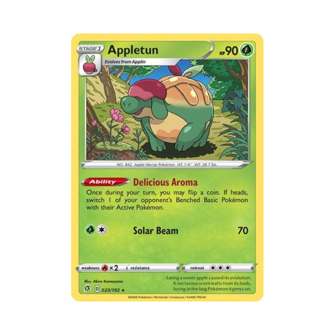 포켓몬 TCG 단지래플 RH 레벌 크래시 (영문판)(Pokemon TCG Appletun RH Rebel Clash (English Ver.))