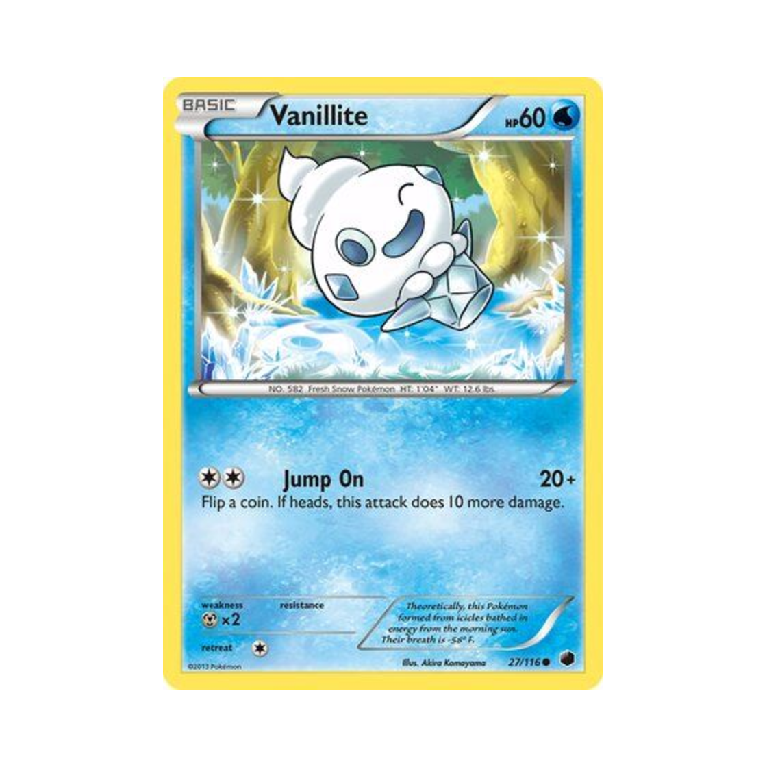 포켓몬 TCG 바닐프티 C 플라스마 프리즈 (영문판)(Pokemon TCG Vanillite C Plasma Freeze (English Ver.)) - 1