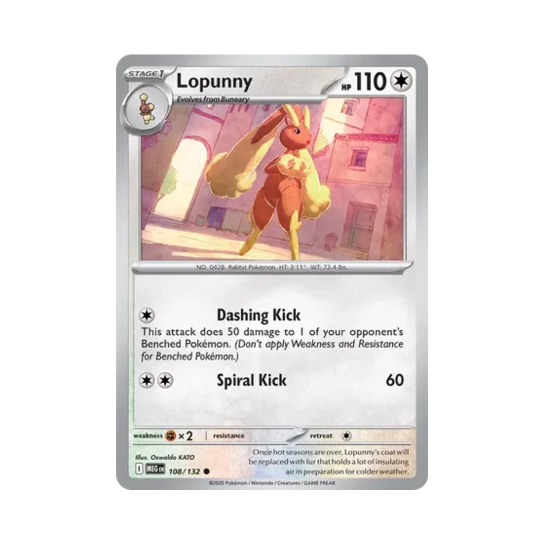 포켓몬 TCG 이어롭 C 메가 에볼루션 (영문판)(Pokemon TCG Lopunny C Mega Evolution (English Ver.)) - 1