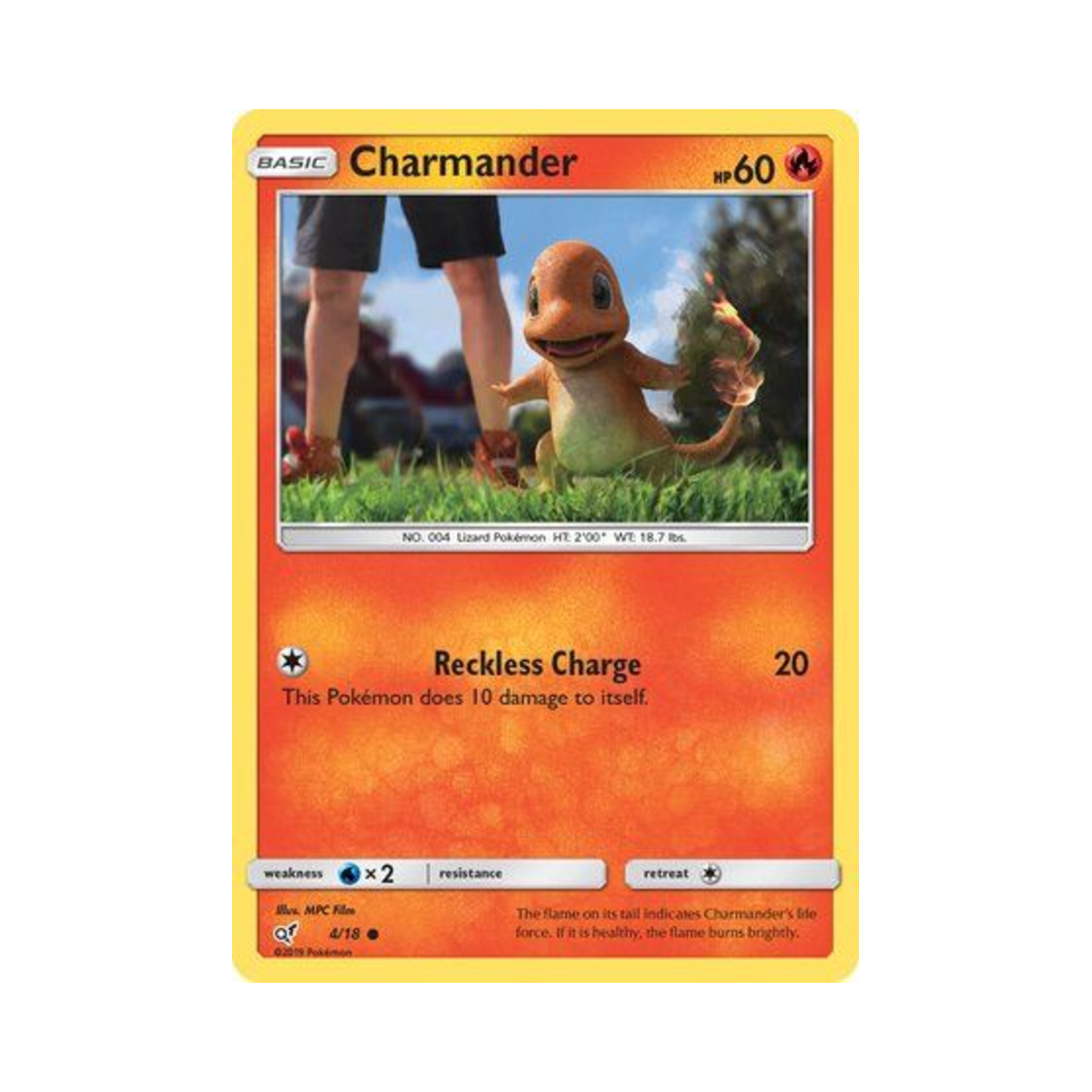 포켓몬 TCG 파이리 C 명탐정 피카츄 (영문판)(Pokemon TCG Charmander C Detective Pikachu (English Ver.)) - 1