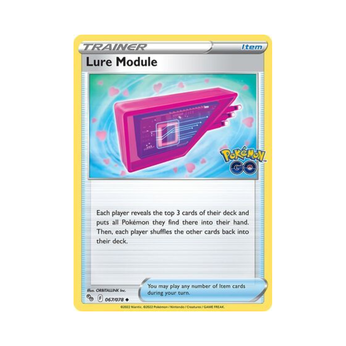 포켓몬 TCG 루어모듈 U 포켓몬 고 (영문판)(Pokemon TCG Lure Module U Pokemon GO (English Ver.))