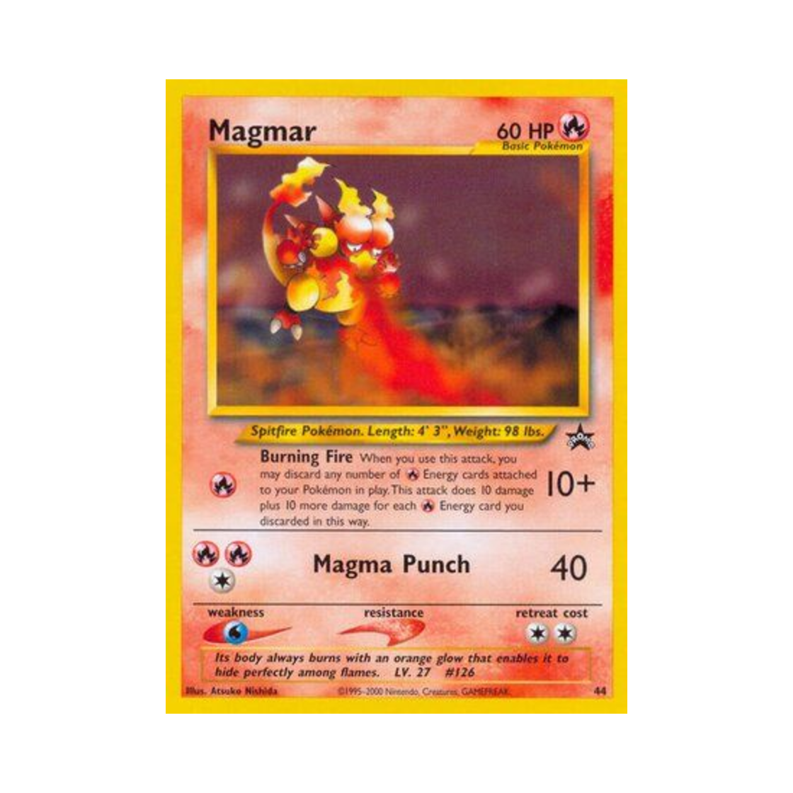 포켓몬 TCG 마그마 P 위자드 오브 더 코스트 프로모카드 (영문판)(Pokemon TCG Magmar P Wizards of the Coast Promos (English Ver.)) - 1
