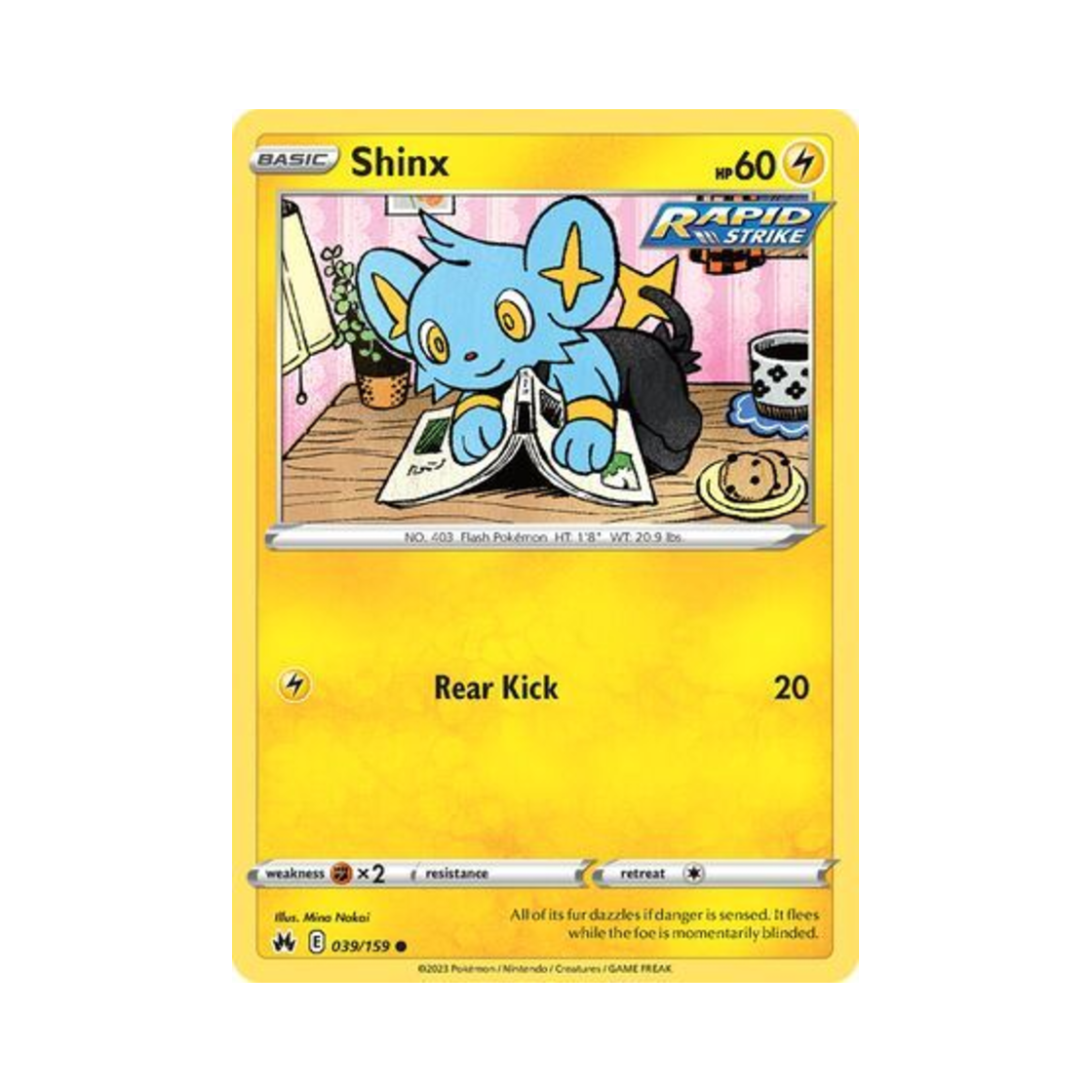 포켓몬 TCG 꼬링크 C 크라운 제니스 (영문판)(Pokemon TCG Shinx C Crown Zenith (English Ver.)) - 1