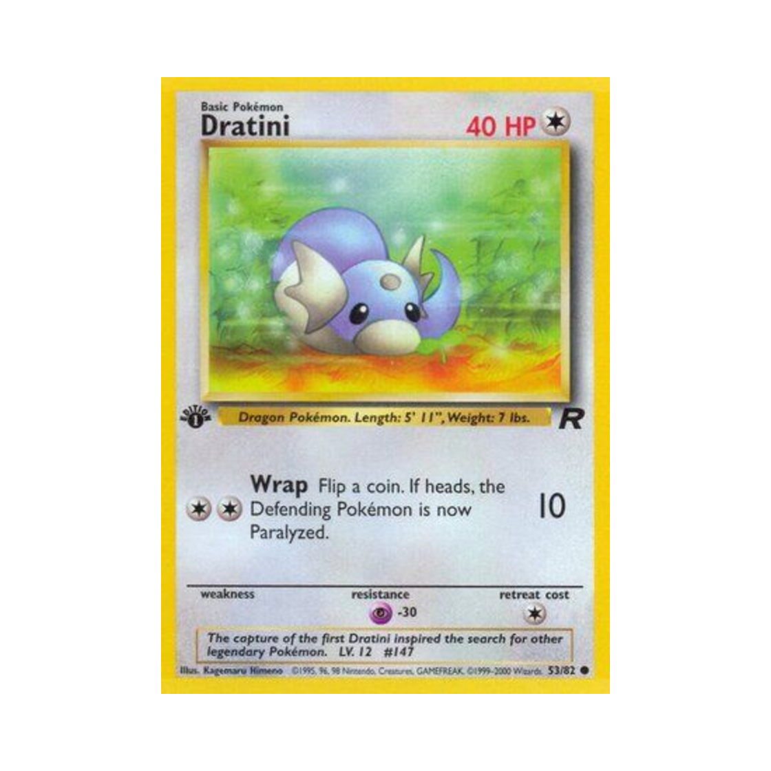 포켓몬 TCG 미뇽 C 로켓단 (영문판)(Pokemon TCG Dratini C Team Rocket (English Ver.)) - 1