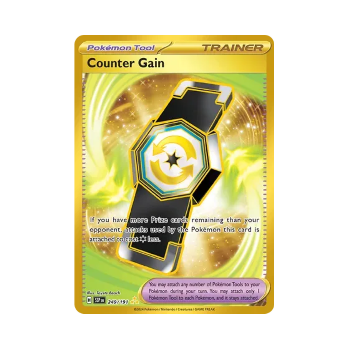 포켓몬 TCG 카운터 게인 HR 서징 스파크 (영문판)(Pokemon TCG Counter Gain HR Surging Sparks (English Ver.)) - 1