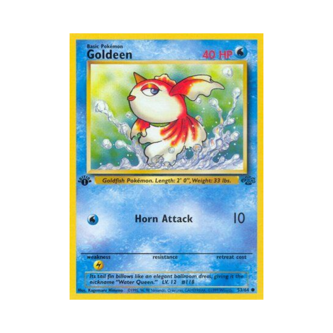 포켓몬 TCG 콘치 C 정글 (영문판)(Pokemon TCG Goldeen C Jungle (English Ver.)) - 1
