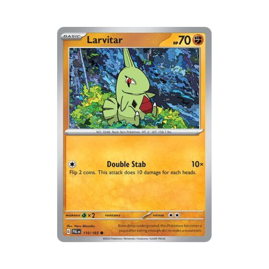포켓몬 TCG 애버라스 C 팔데아 이볼브드 (영문판)(Pokemon TCG Larvitar C Paldea Evolved (English Ver.)) - 1