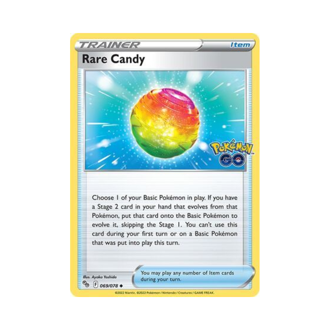 포켓몬 TCG 이상한 사탕 U 포켓몬 고 (영문판)(Pokemon TCG Rare Candy U Pokemon GO (English Ver.)) - 1