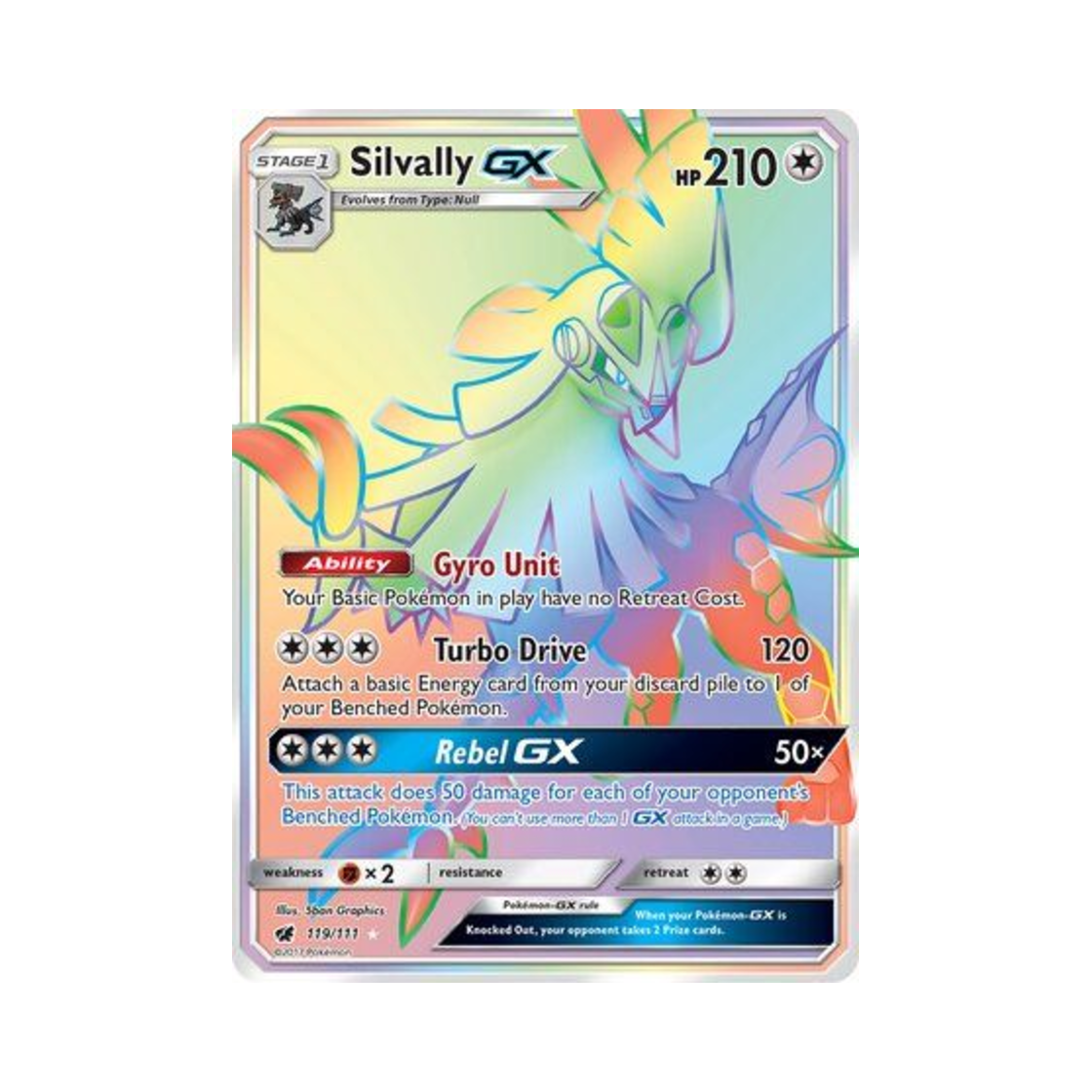 포켓몬 TCG 실버디 GX RR 크림슨 인베이전 (영문판)(Pokemon TCG Silvally GX RR Crimson Invasion (English Ver.)) - 1