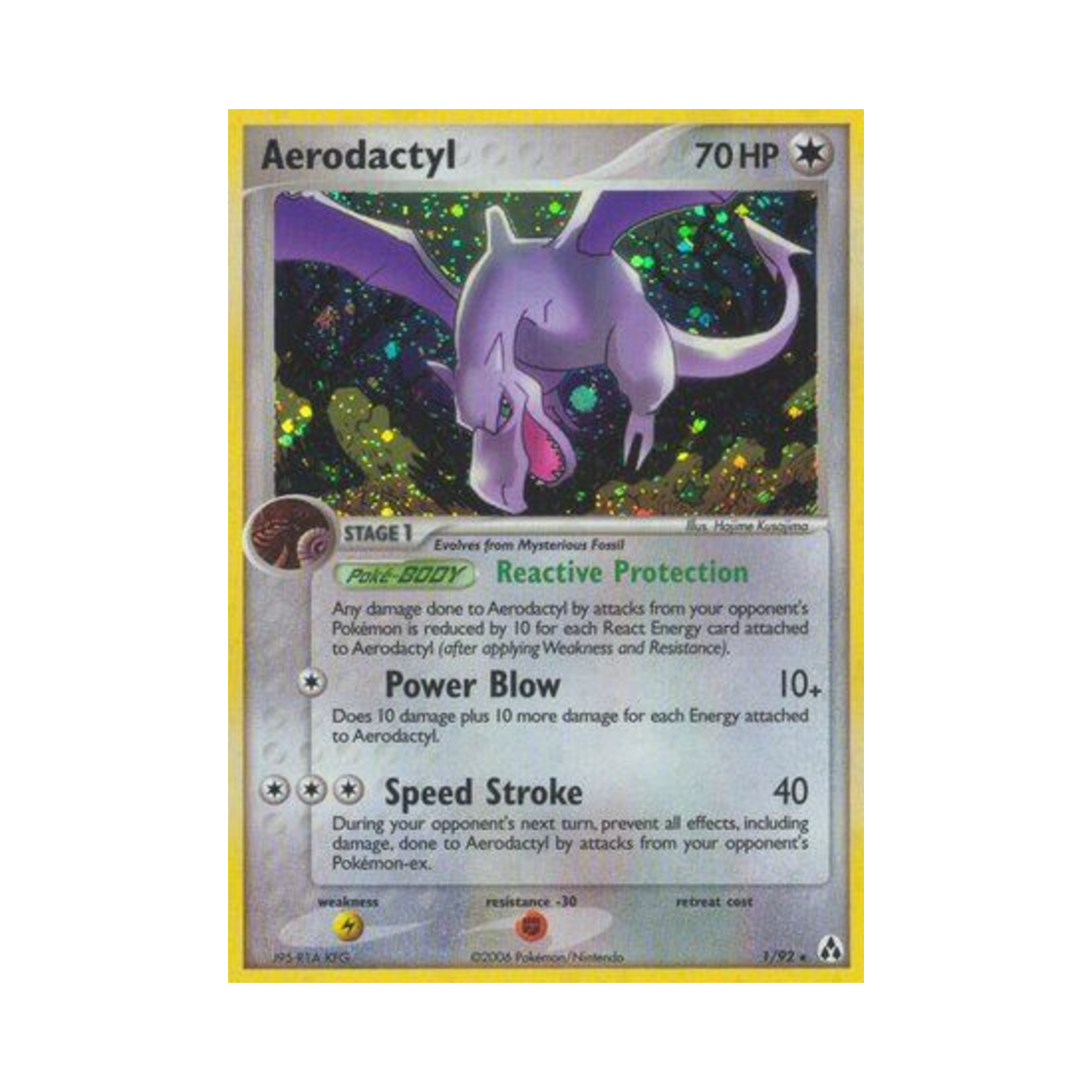 포켓몬 TCG 프테라 RH EX 레전드 메이커 (영문판)(Pokemon TCG Aerodactyl RH EX Legend Maker (English Ver.)) - 1