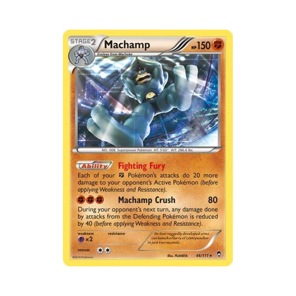 포켓몬 TCG 괴력몬 RH 퓨리어스 피스트 (영문판)(Pokemon TCG Machamp RH Furious Fists (English Ver.))